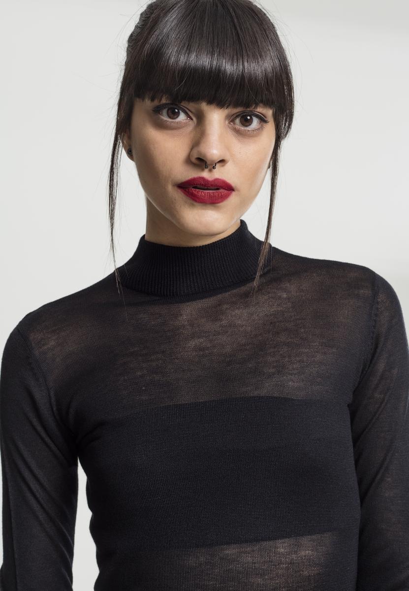 TB 1342 Fine Knit Tortleneck Long Shirt