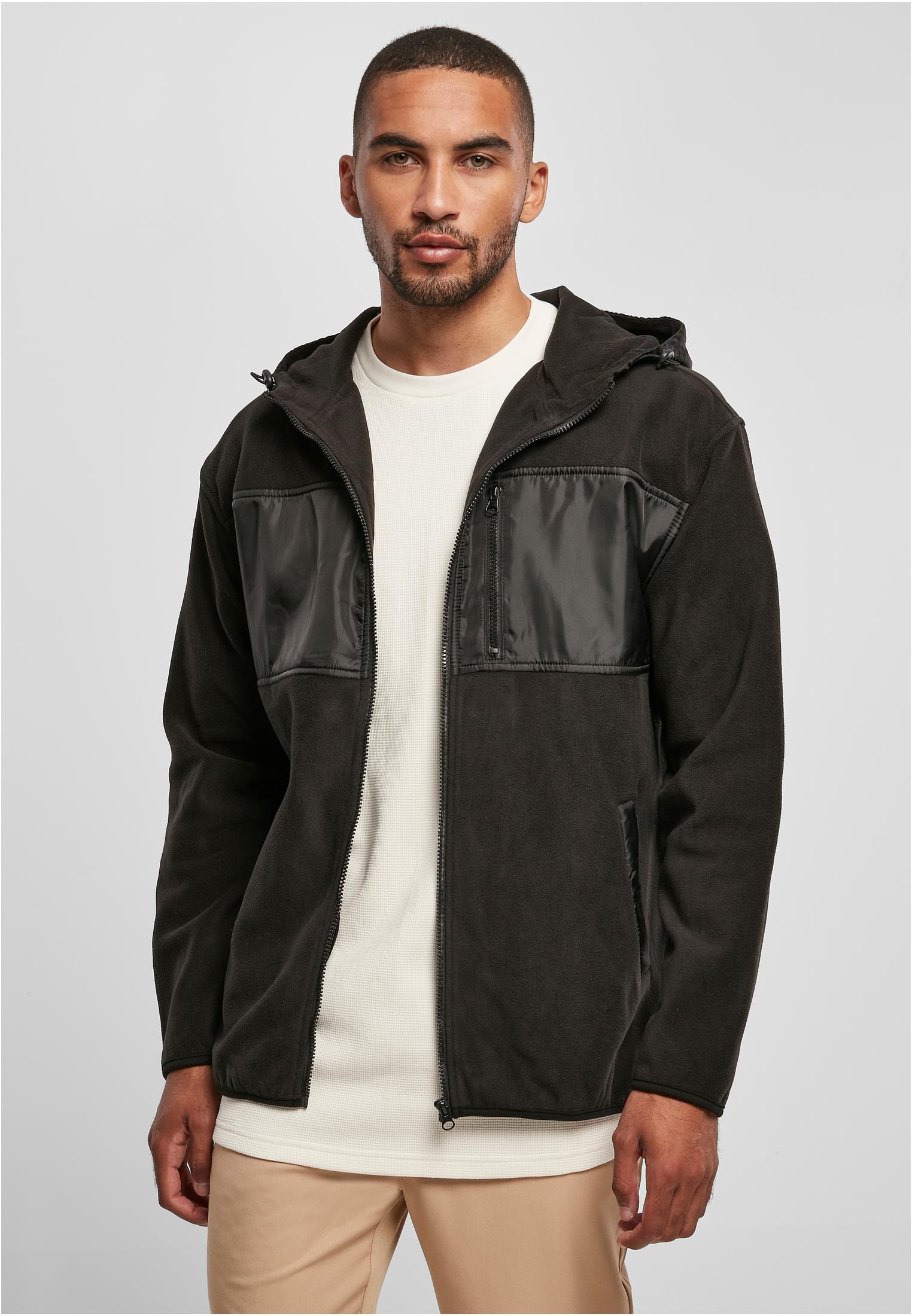 TB 5534 Hooded Micro Fleece Jacket